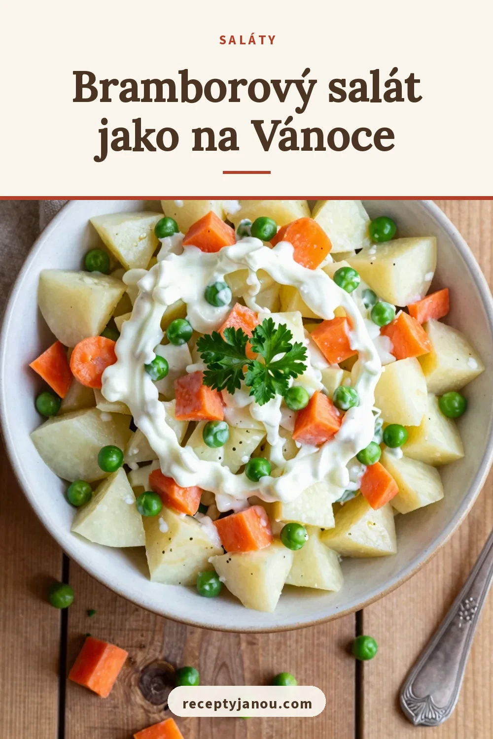 Bramborový salát jako na Vánoce