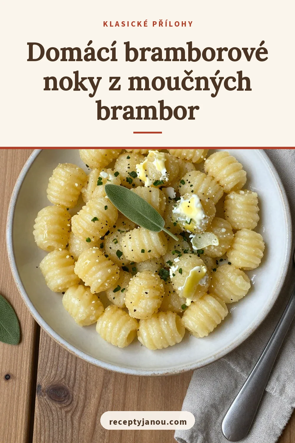 Domácí bramborové noky z moučných brambor