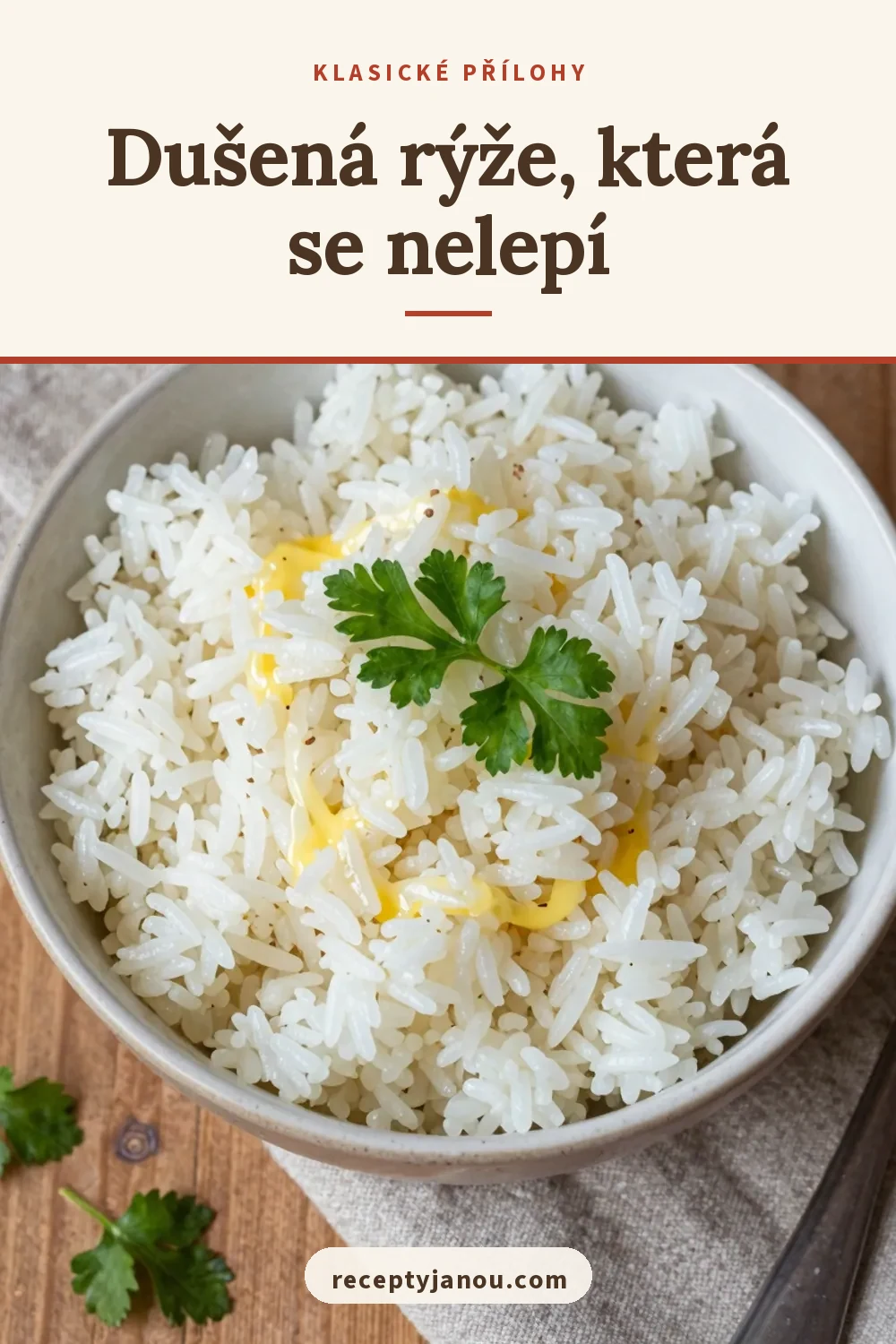Dušená rýže, která se nelepí