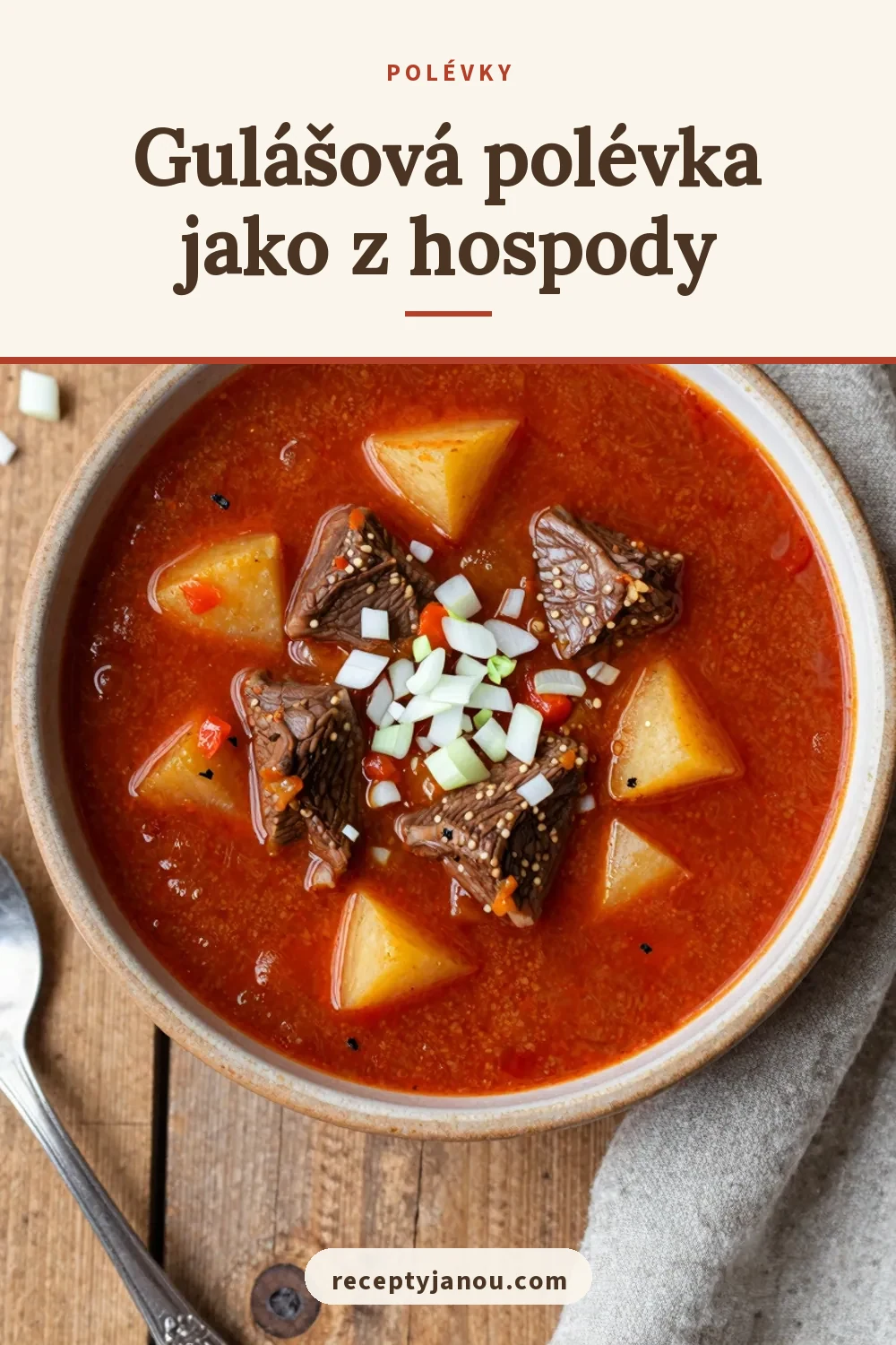 Gulášová polévka jako z hospody