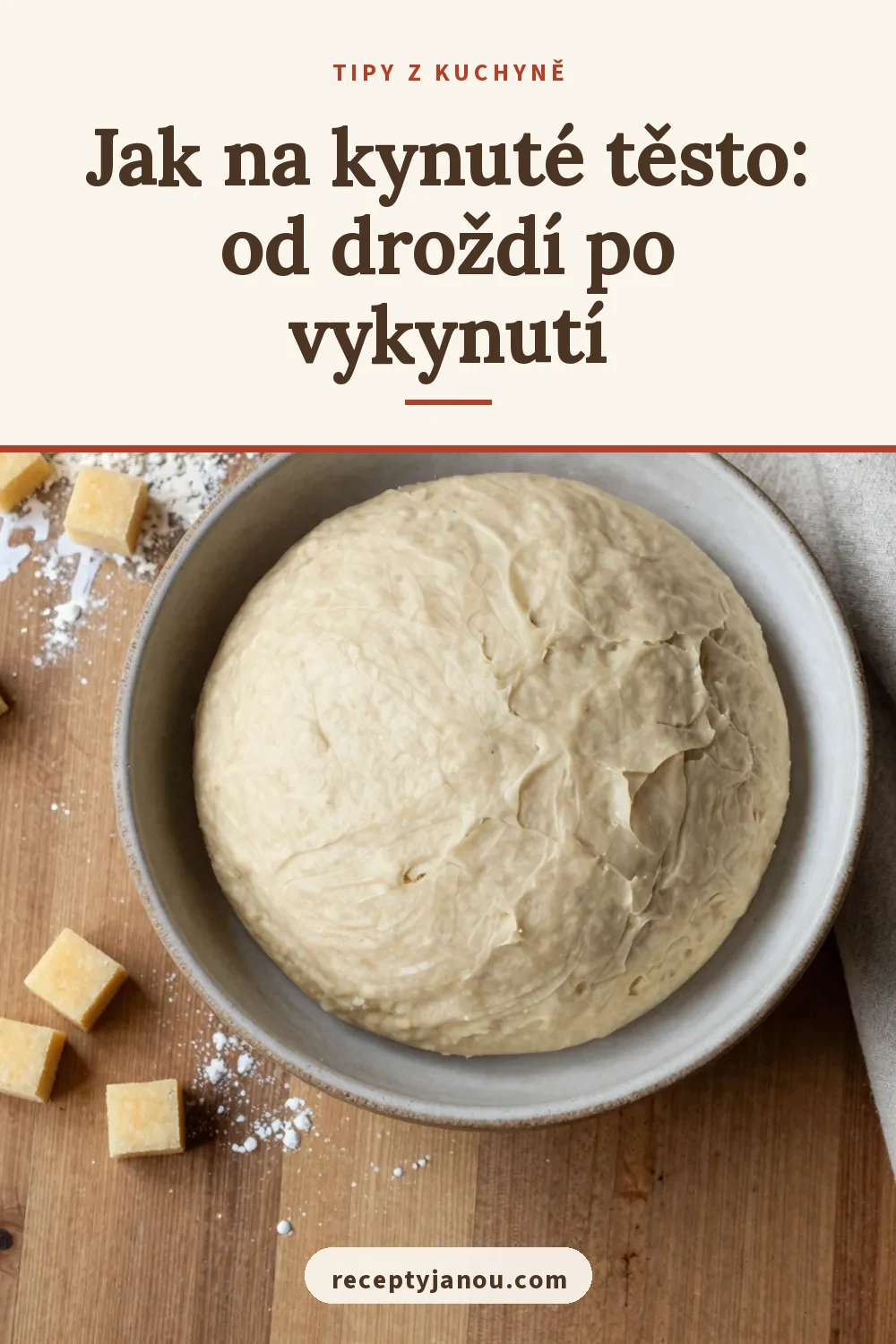 Jak na kynuté těsto: od droždí po vykynutí