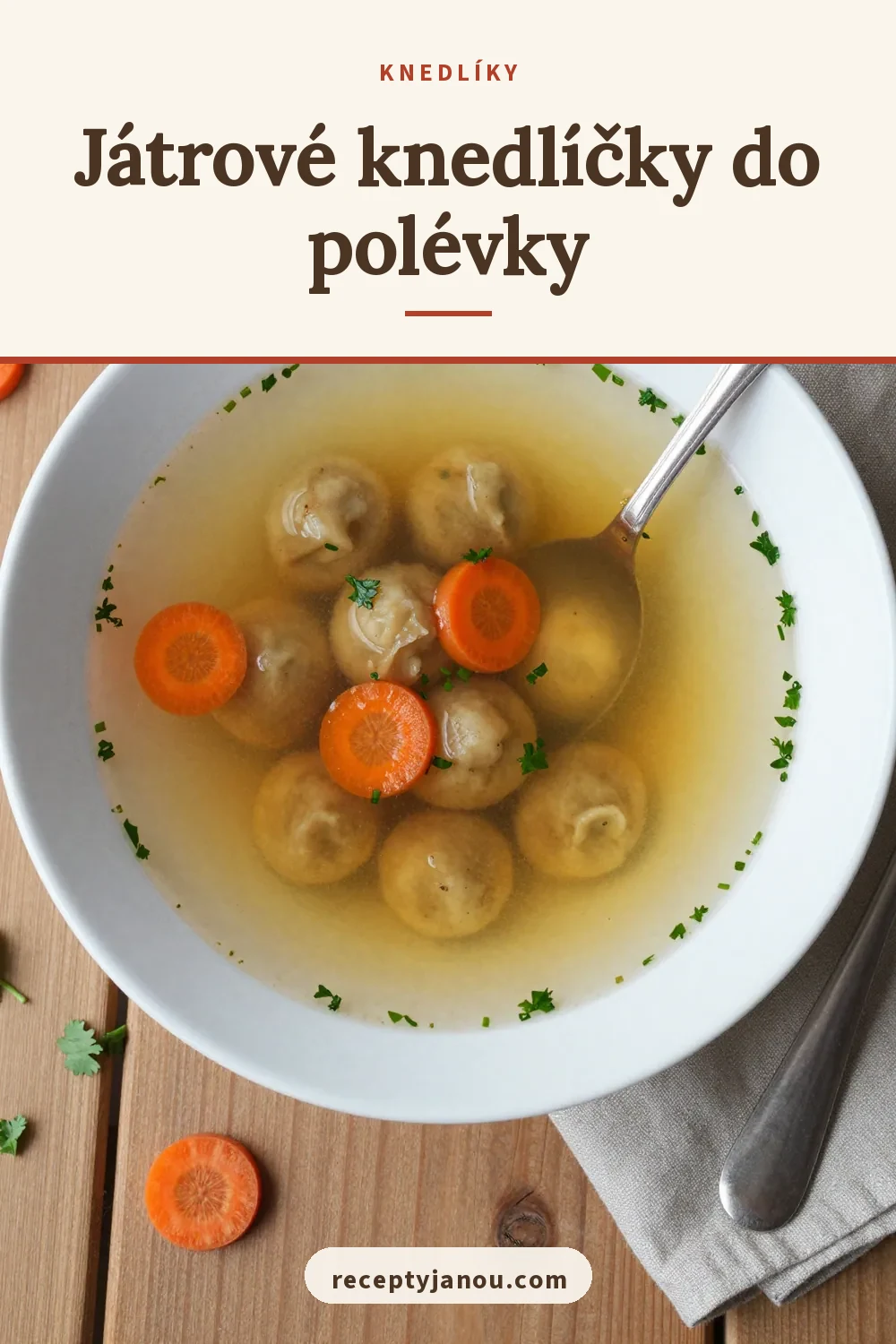 Játrové knedlíčky do polévky