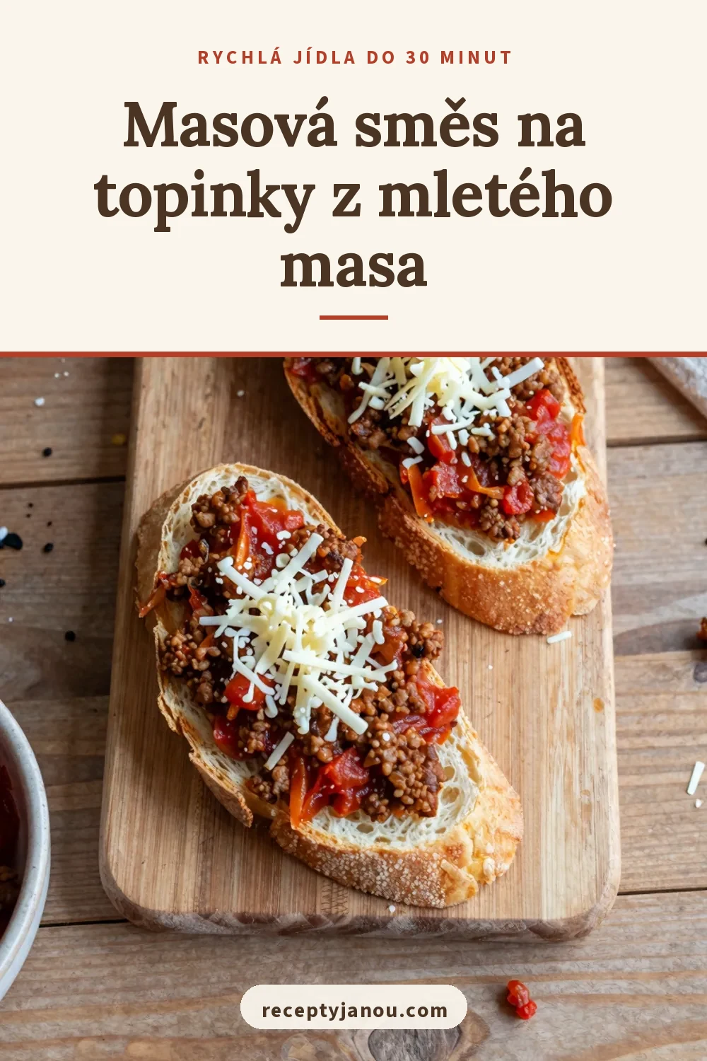 Masová směs na topinky z mletého masa