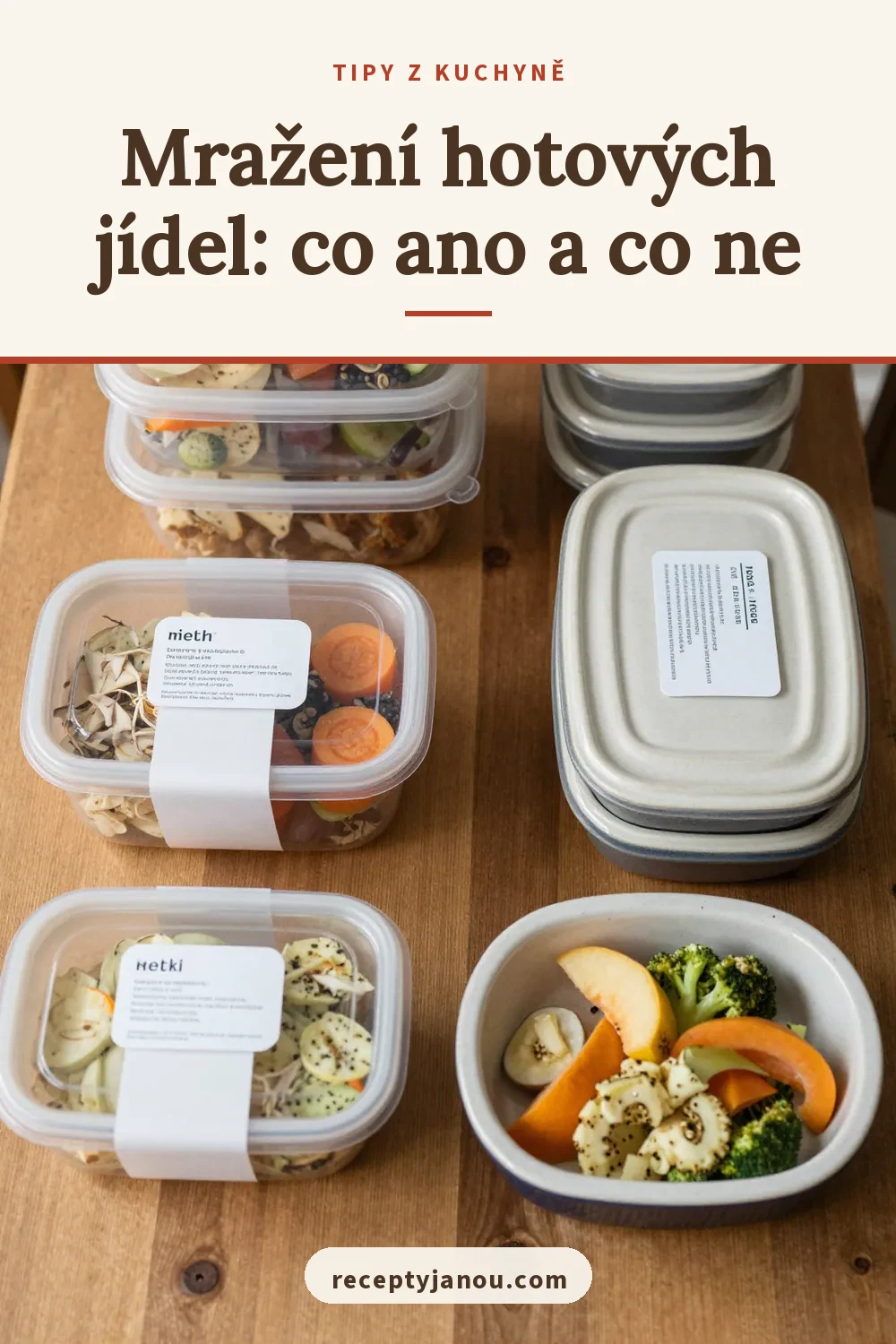Mražení hotových jídel: co ano a co ne