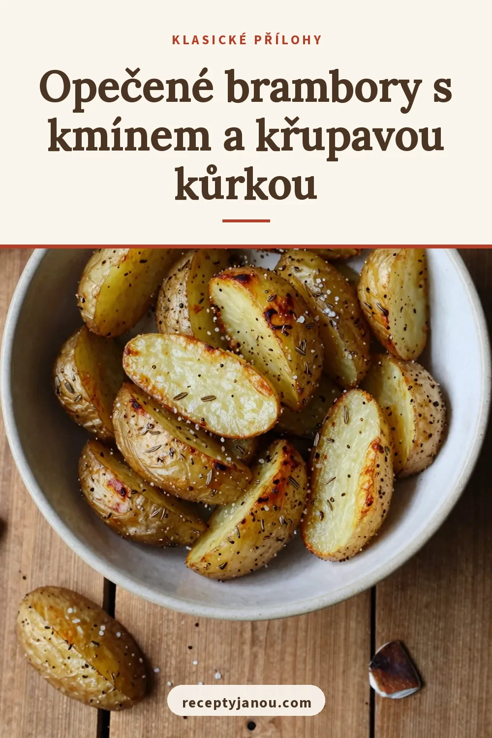 Opečené brambory s kmínem a křupavou kůrkou