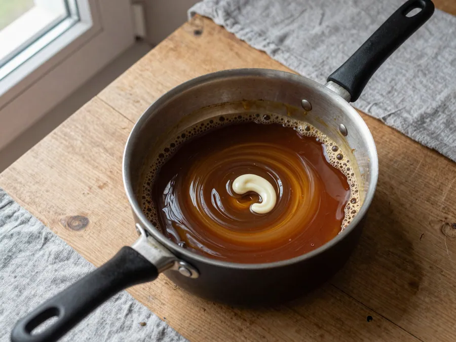Karamel má barvu tmavého medu