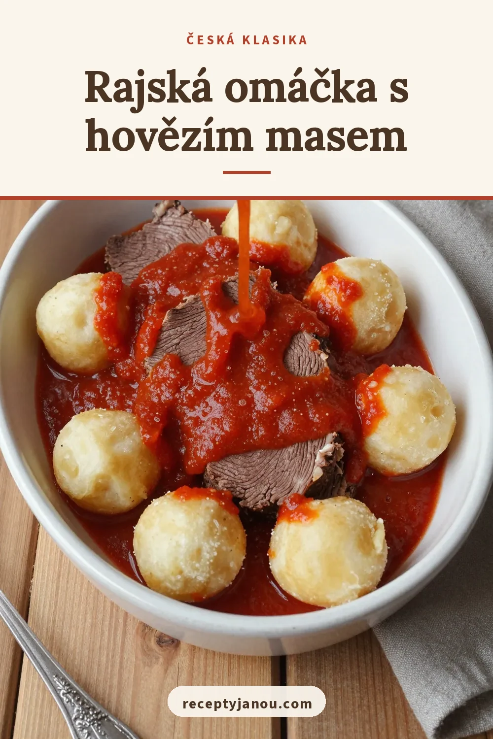Rajská omáčka s hovězím masem