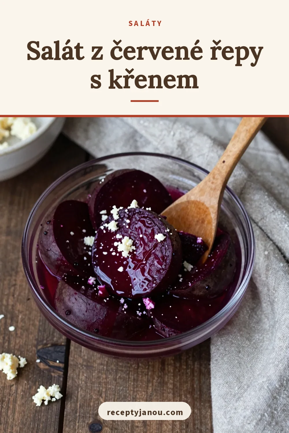 Salát z červené řepy s křenem
