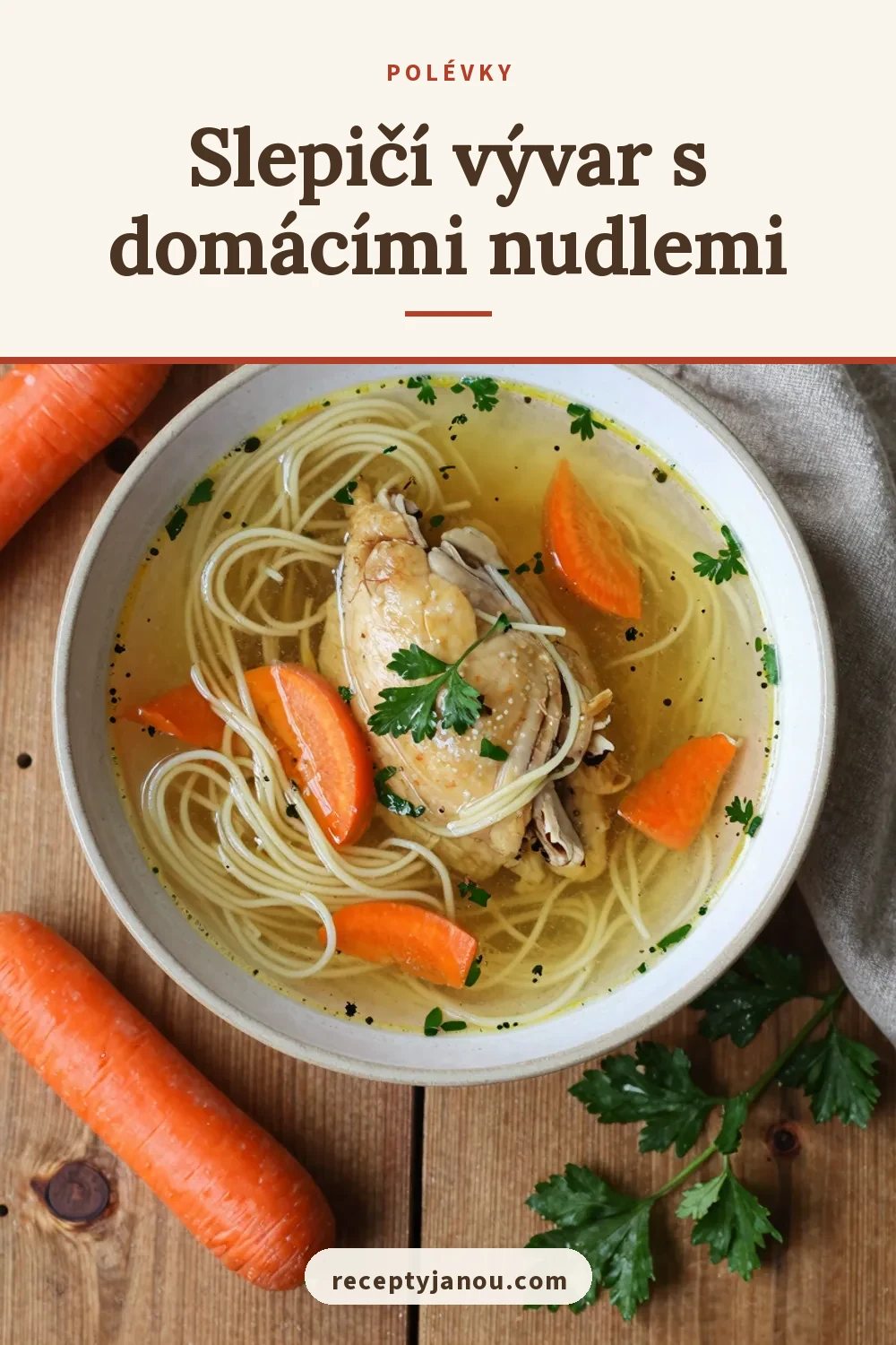 Slepičí vývar s domácími nudlemi