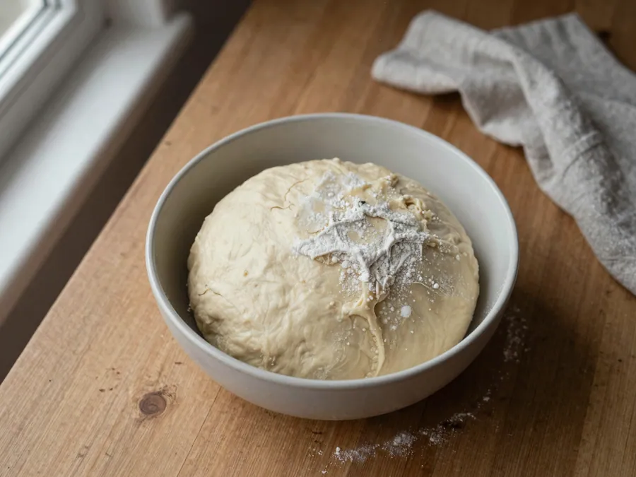 Vykynuté těsto zdvojnásobilo objem