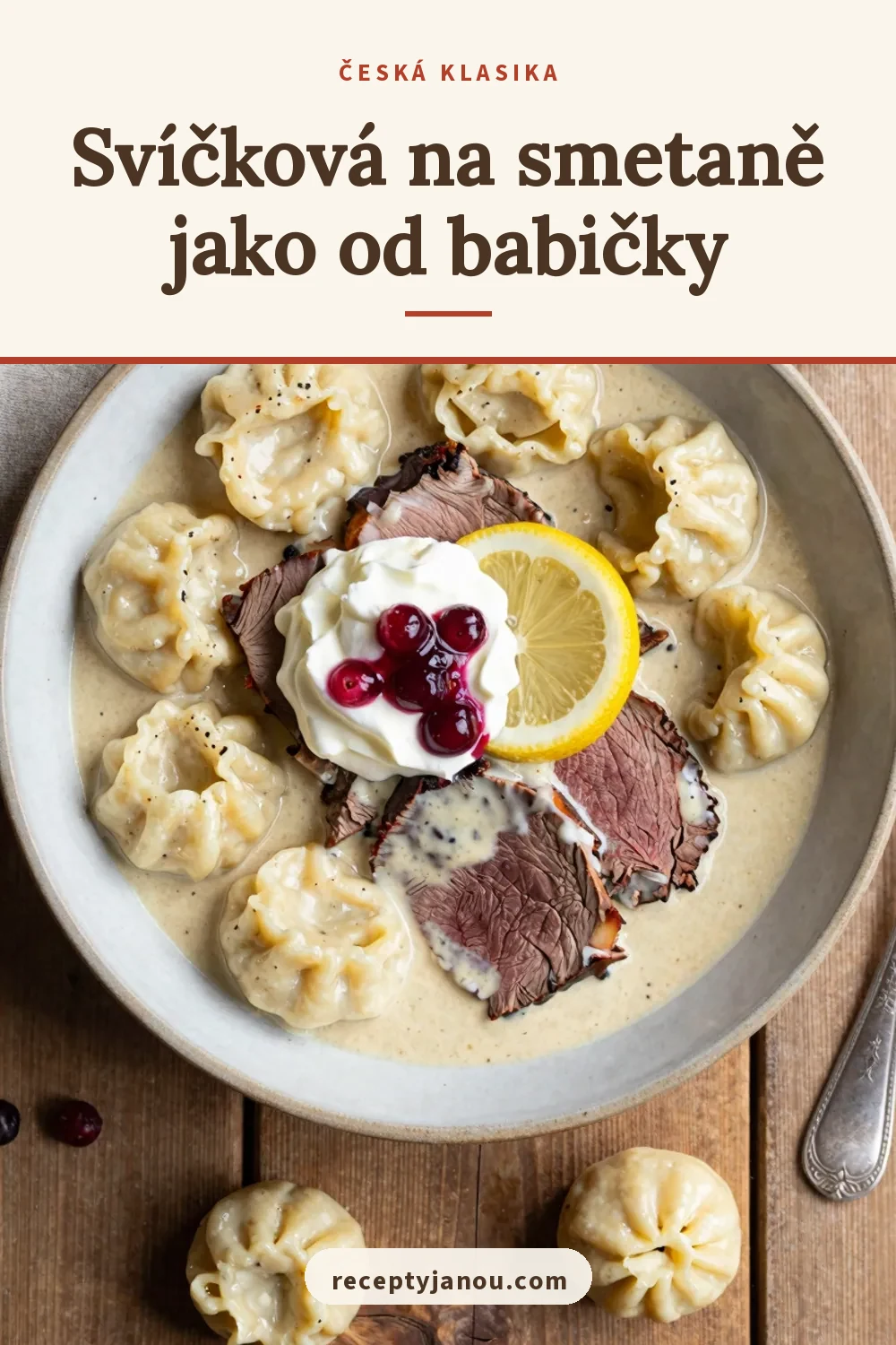 Svíčková na smetaně jako od babičky