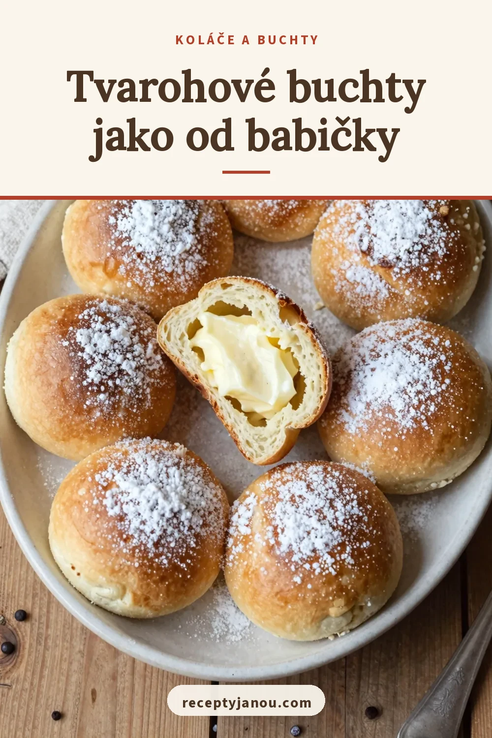 Tvarohové buchty jako od babičky