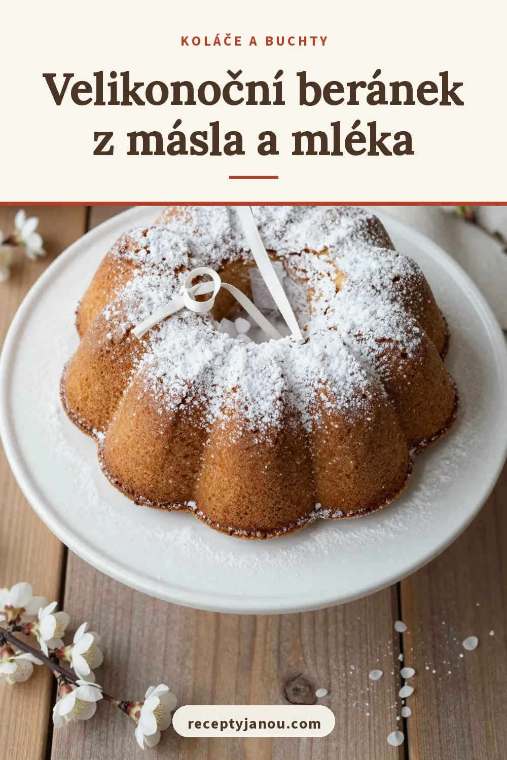 Velikonoční beránek z másla a mléka