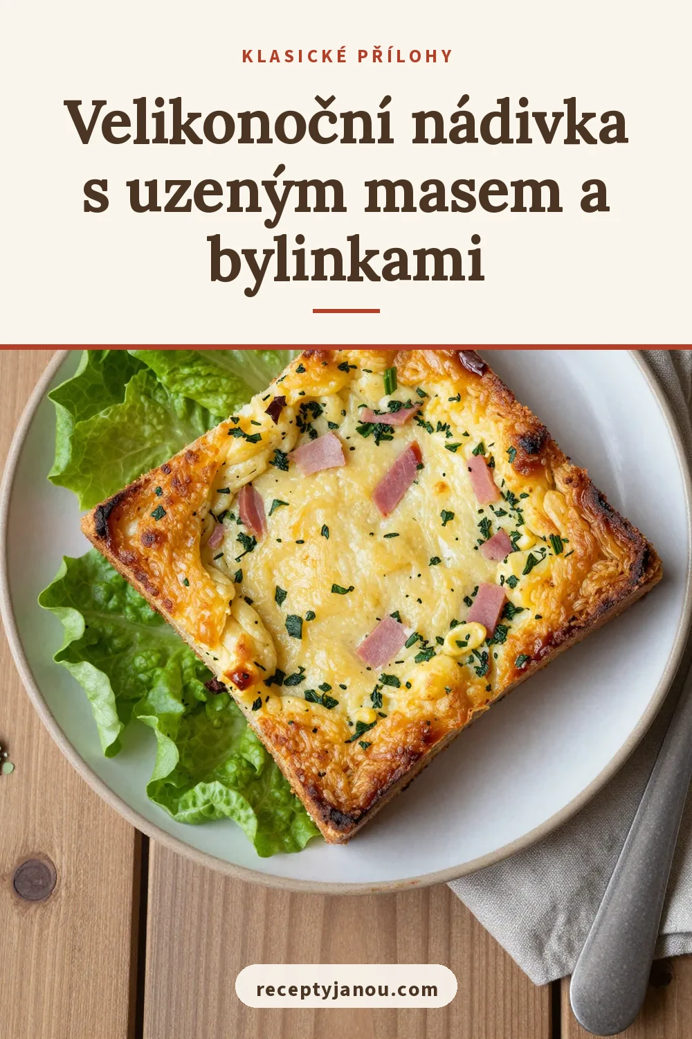 Velikonoční nádivka s uzeným masem a bylinkami